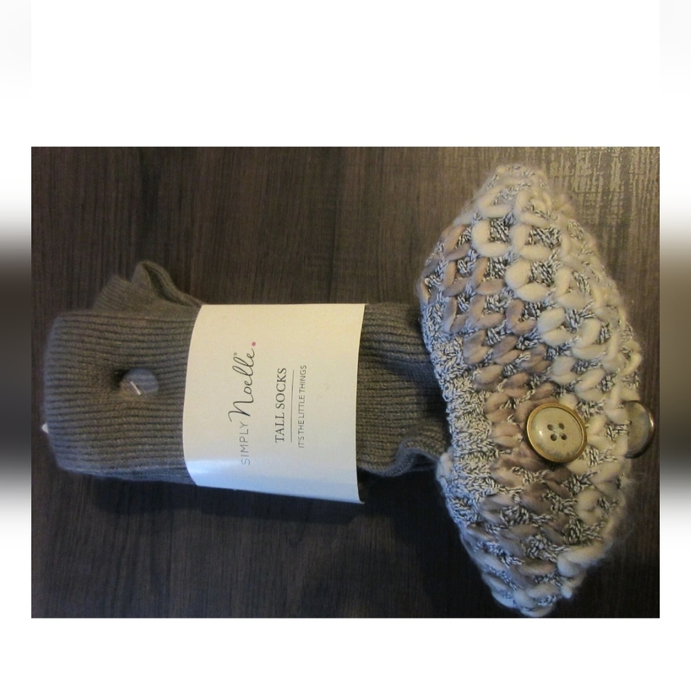Simply Noelle Tall Socks It's the Little Things NWT